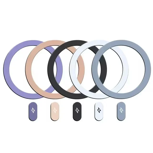 Set of Magnetic Metal Rings for Enhanced Wireless Charging