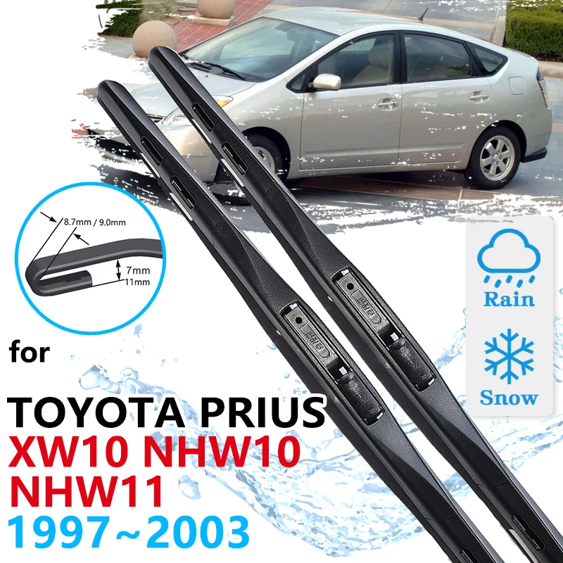 Per Toyota Prius 10 Xw10 1997 1998 1999 2000 2001 2002 2003 Nhw10 Nhw11 Auto Anteriore Wiper Blades Parabrezza Parabrezza Accessori