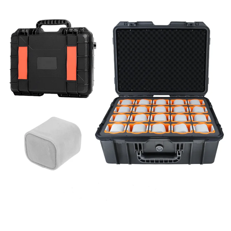 Watch Box Organizer for Men Waterproof Suitcase 40 Grid Storage Jewelry Display Box Watch Safety Protection Anti Drop Toolbox Watch Storage Box Watch Storage Bag Watch Storage Pouch