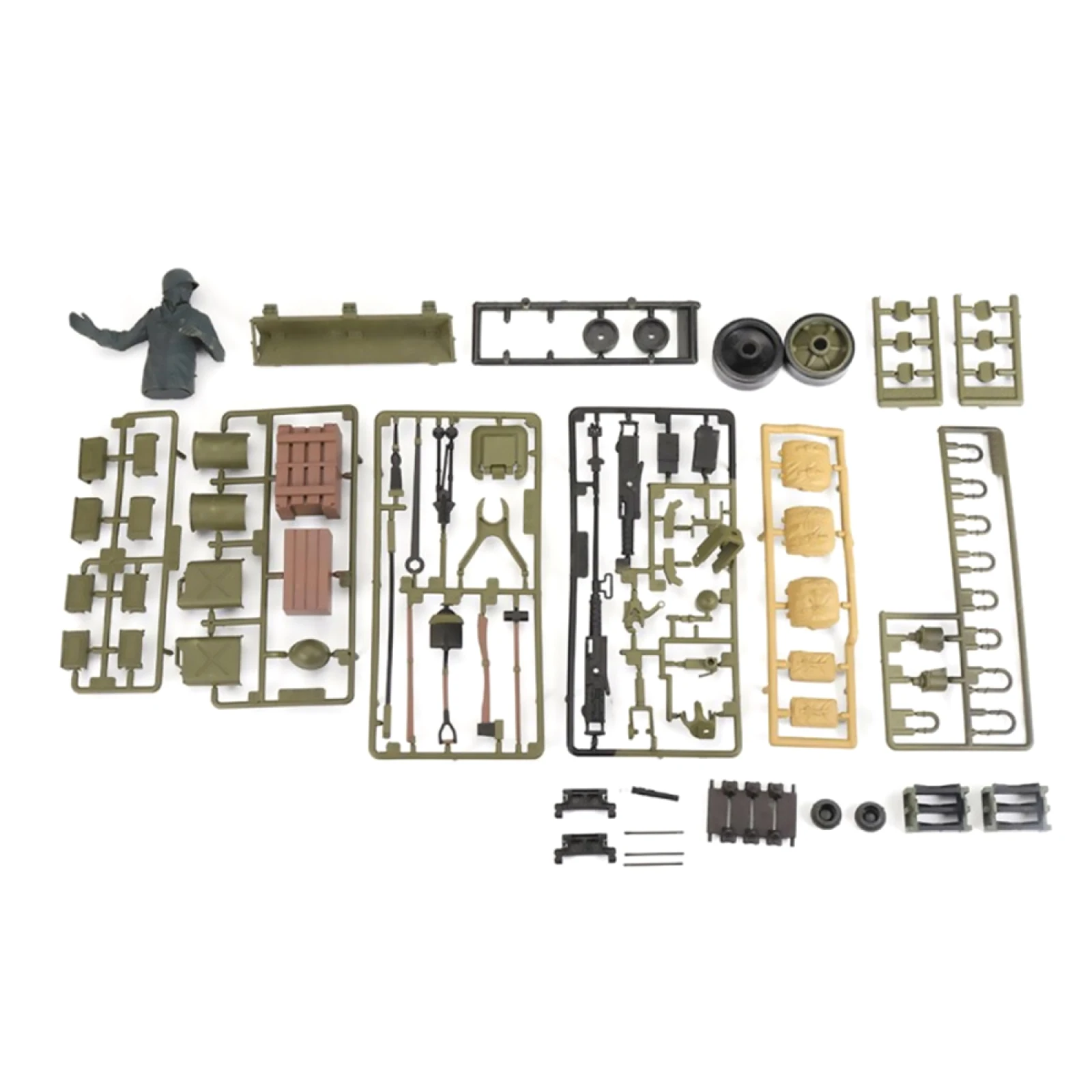 

Пластиковые самособирающиеся запасные части для Henglong 1/16 RC Танк 3898-1 США Sherman M4A3 RC аксессуары для моделей танков