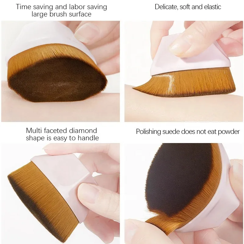 1/2pcs New Magic Makeup Brush Beauty Powder Face Blush Brushes Portable Professional Foundation Brush Large Cosmetics Soft Base 5