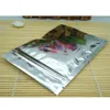 12x20cm 100pcs Silver Plating Aluminum Foil Zip Lock Bags Peanut Snack Storage Plastic Zipper Closures Pouch Food Packaging Bag 1