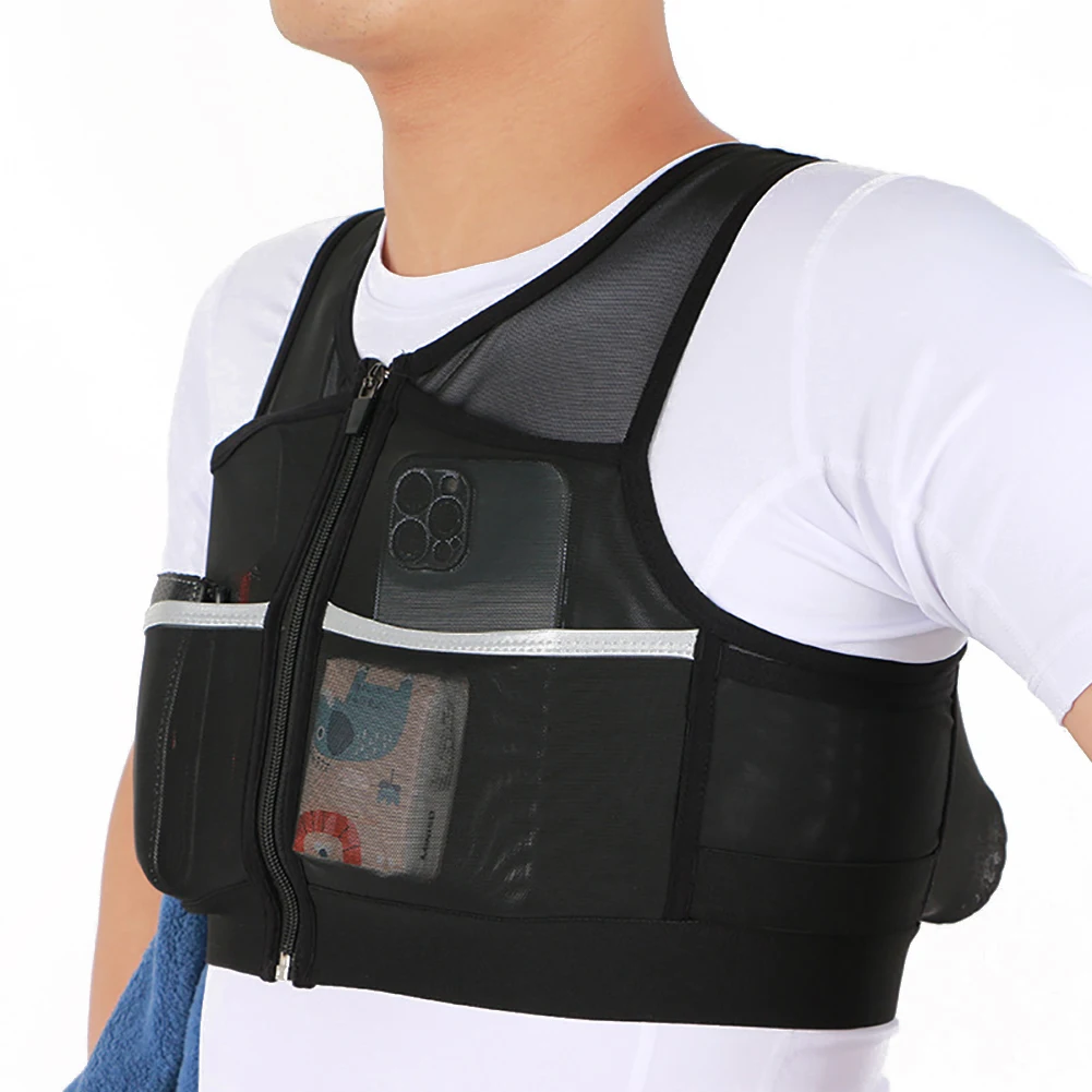 Outdoor Bags Cross-Country Running Backpack Phone Bag Multi-Functional Ultra-Light Water Bottle Shoulder Bag Marathon Vest
