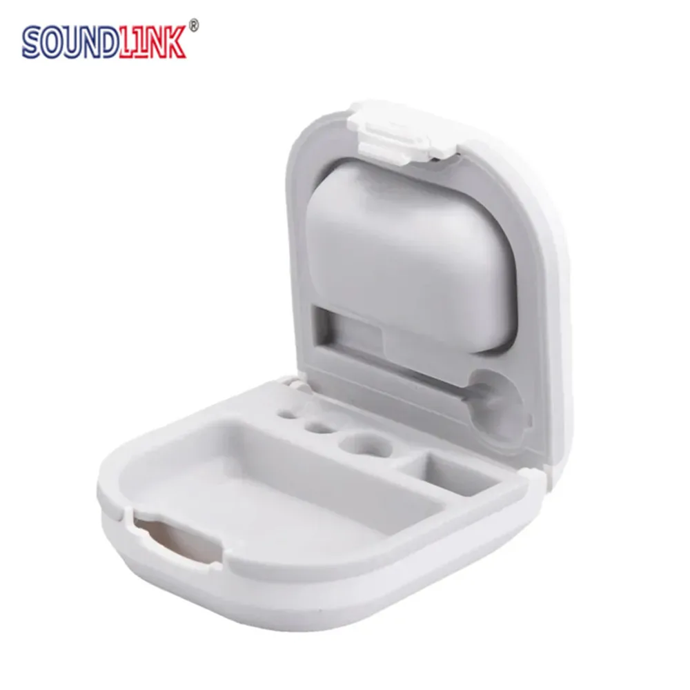 

Держатель для слухового аппарата Soundlink, с щеткой для чистки и слотом для аккумулятора