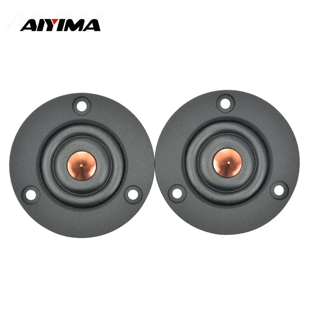 2 Inch Tweeter 6 Ohm 4 Ohm 30W HIFI Silk Dome Treble Speaker Home Theater Audio Loudspeaker For Car Modification 2Pcs AIYIMA audio speakers,tweeter speaker