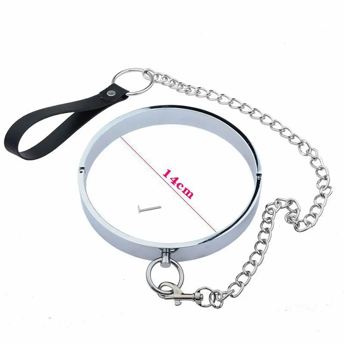 Traction Chain Metal Neck Collar BDSM Sexy Leash Ring Chain Slave Bondage Toys Role Play Erotic Sex Toys For Women Men