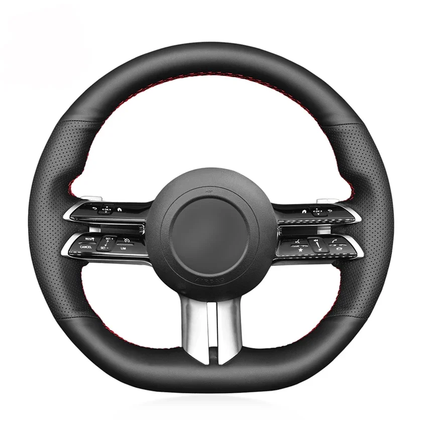 

Черная искусственная кожа, мягкая искусственная кожа для Mercedes Benz C-Class W206 2021-2022 E-Class W213 S-Class W223 2021