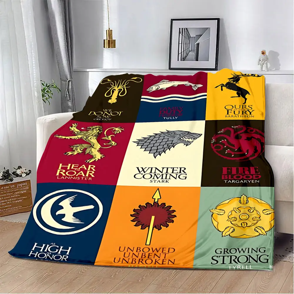 Movie House of The Dragon Print Printed Blanket Picnic Blankets Warm Blanket Soft and Comfortable Blanket Home Travel Birthday 6
