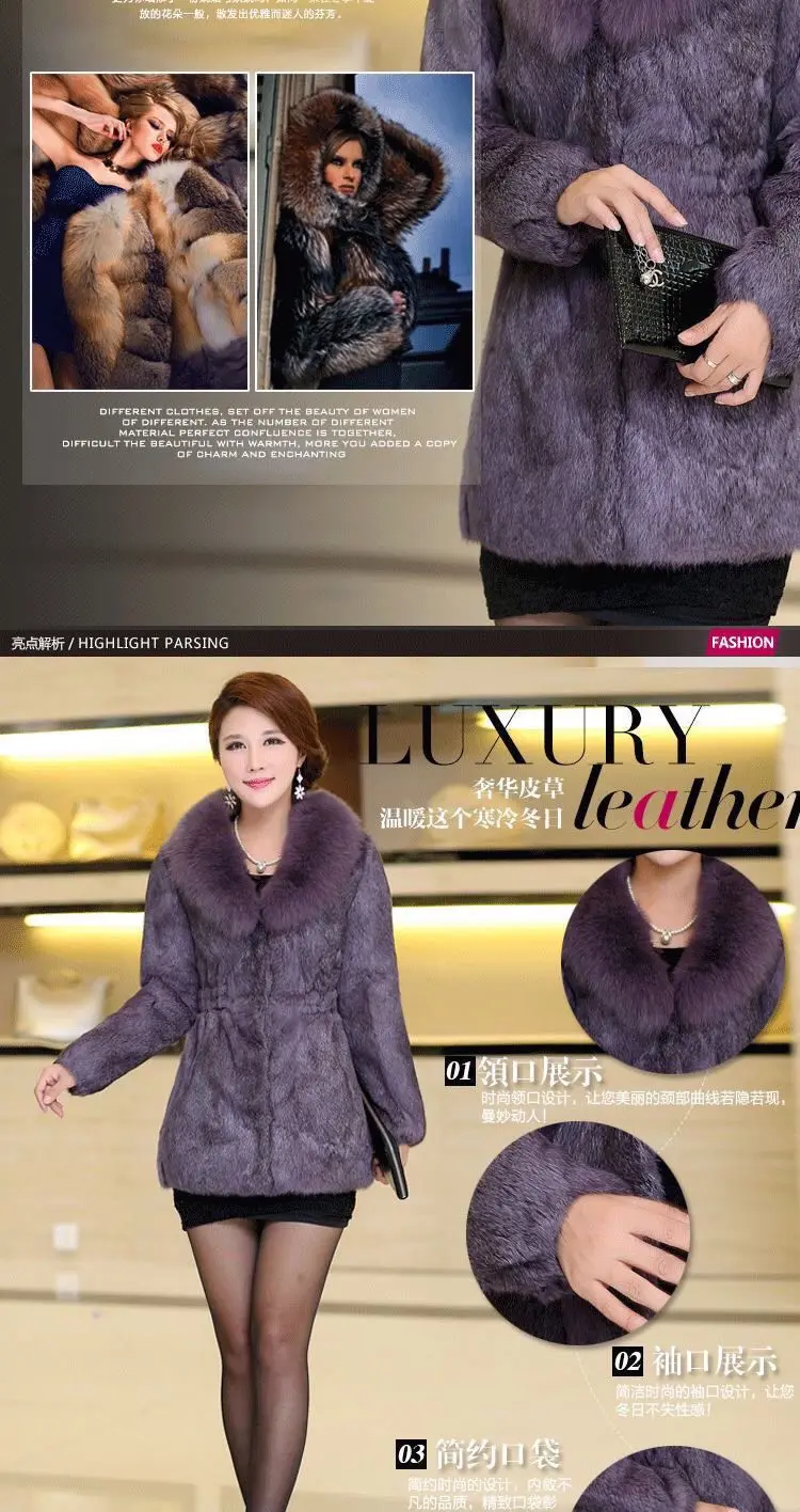 Top Quality M-6XL Oversize Jacket Chic and Elegant Women Fuax Fur Coat Very Warm Windproof Faux Mink Fur Mom V-neck Outfit