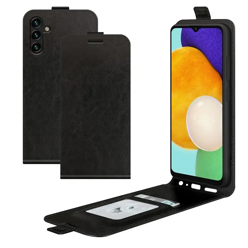 Phone Cases Flip Card Vertical Leather For Samsung Galaxy A13 A53 A33 4G 5G A73 A23 A04 A14 A34 A54