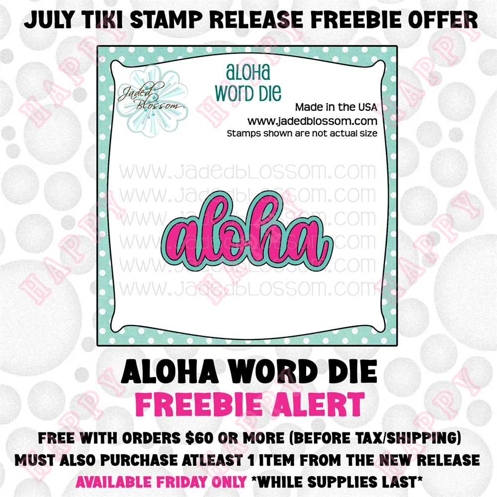 

Arrival New Metal Cutting Dies aloha word dies Scrapbook Diary Decoration Paper Craft Embossing Template DIY Greet Card Handmade