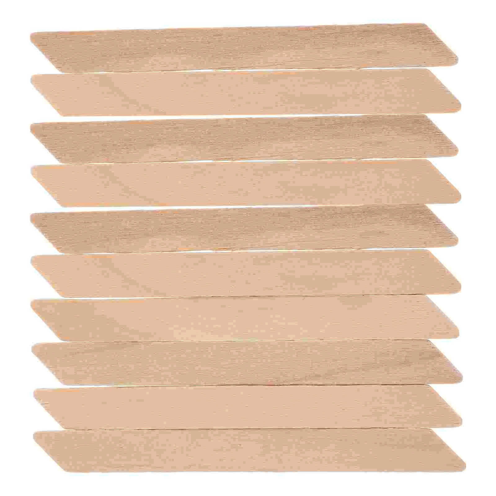 10 Pcs Hair Removal Stick Wax Applicator Face Strips Nose Sticks Brow Waxing Large
