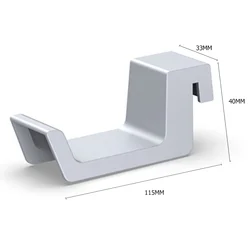 Elegant Headphone Stand Mount for Gaming Earphones Storage - Anti-Slip Headset Holder for Console Accessories (1PC)