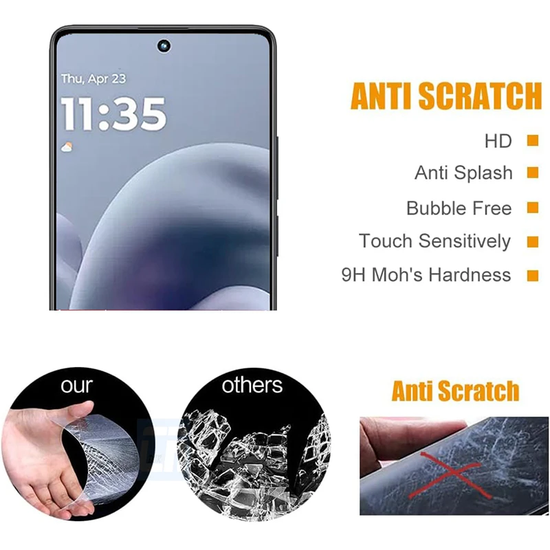 Premium Protective Tempered Glass Screen Protector - 2-4 Piece Set