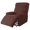 Recliner Chair Cover Stretch Thick Soft Recliner Slipcover Jacquard Sofa Couch Armchair Cover 4 Separate Piece Elastic Protector 5