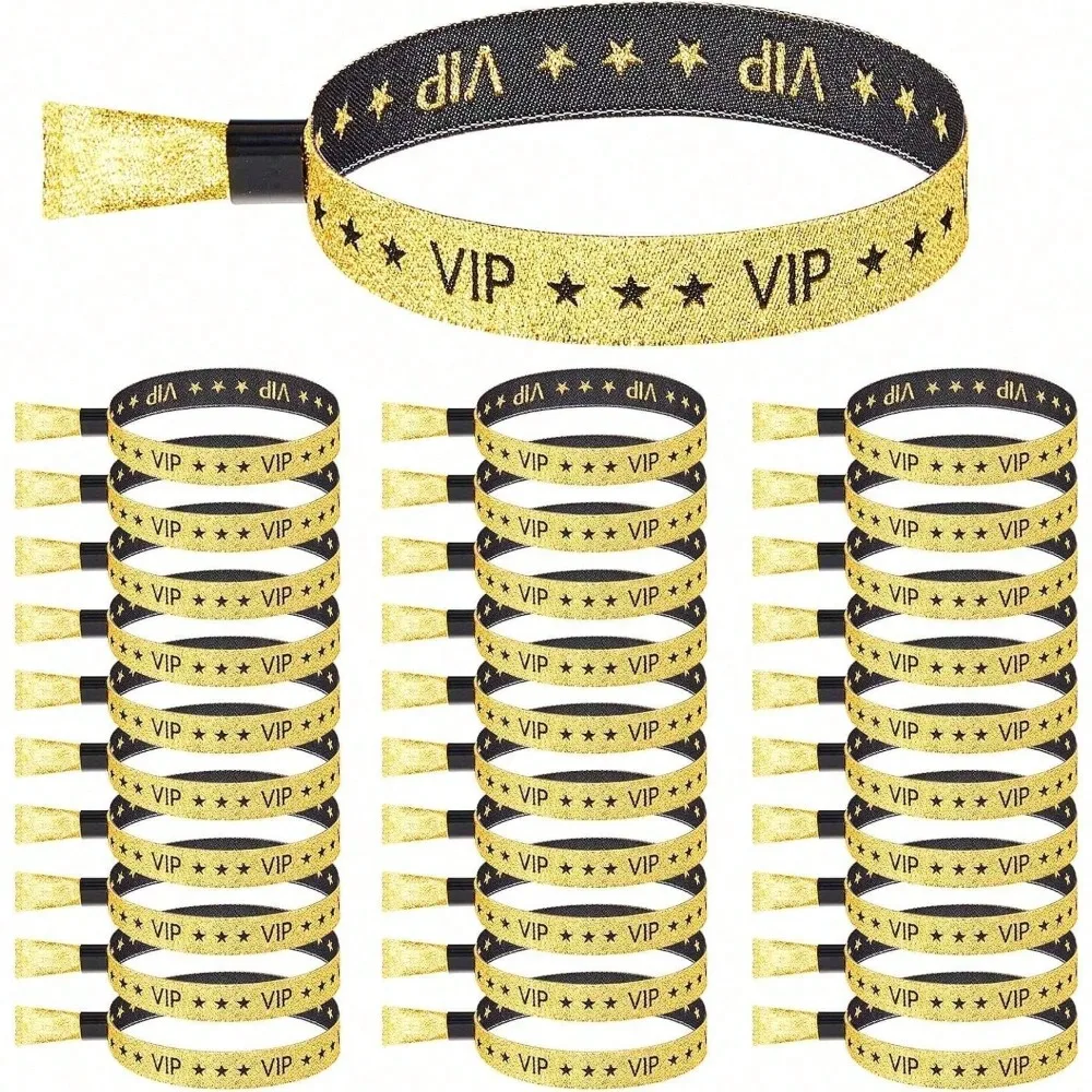 7/12 Stück VIP-Armbänder, Party-Armbänder, Stoff-Armbänder, Armbinden für Veranstaltungen, VIP-Armbänder für Veranstaltungen, für Hochzeitsfeier