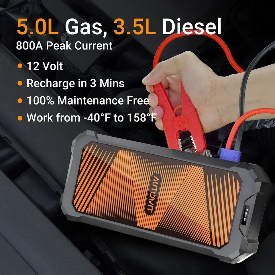 メンテナンス AUTOWIT SuperCap 2 Jump Starter Autowit 12V Super Capacitor Jump Starter, Quick Booster, Portable