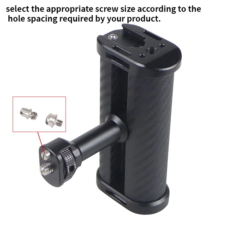 Description Picture 2 of itemM-REMOTE Mini Side Handle Handgrip with Dual 1/4 Screw Mount for Mirrorless Digital Camera DSLR Camera Cage Built-in Wrench