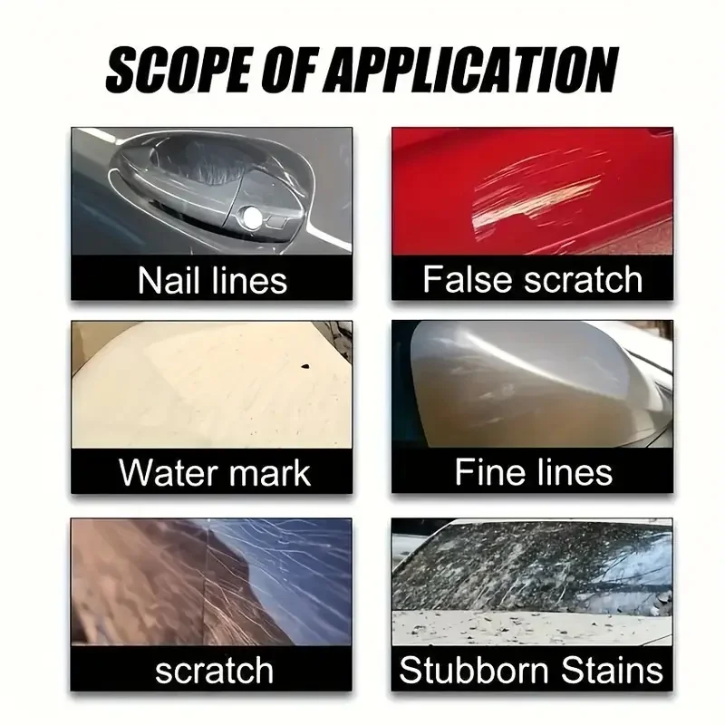 Scratch Repair Wax-Quickly Refinishes Fine Scratches on the Paint Surface, Making the Car Shiny and Bright Again