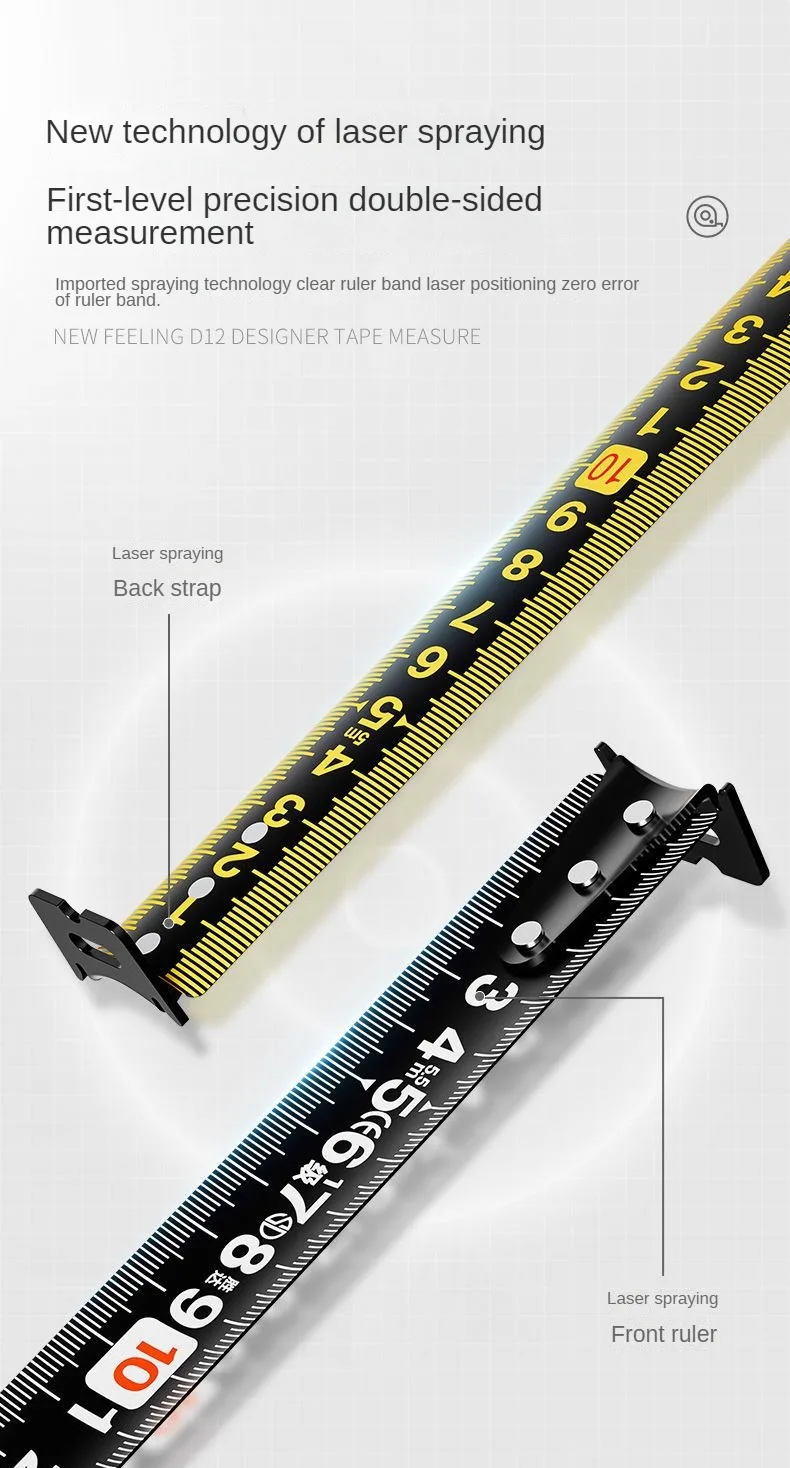 Xiaomi 3/5M Steel Tape Measure Automatic Locking Meter Ruler description image 5