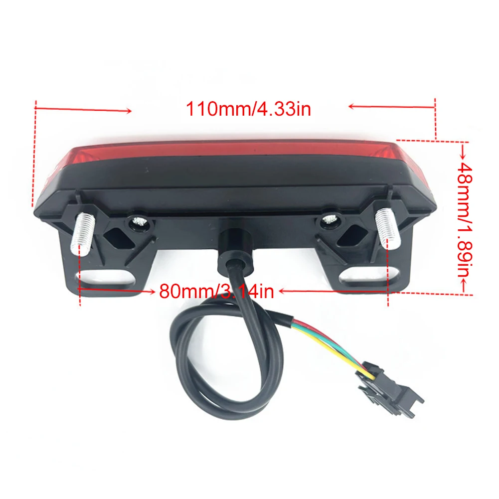 Flash Light Waterproof LED Electric Bike Warning Light Ultra Bright Turn Signal Cycling Tail Lamp Safety Warning Bicycle Light