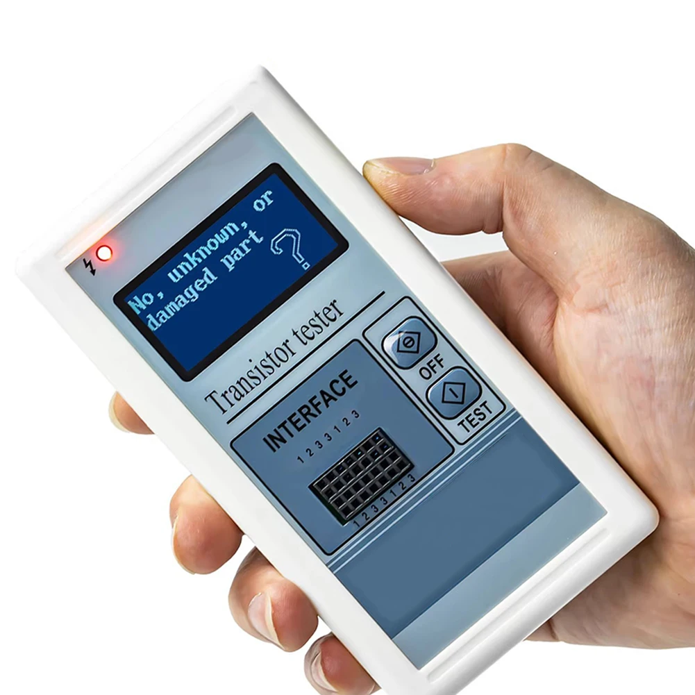 M328 반도체 테스터 ESR 미터 NPN PNP MOSFET JFET 감지용 정방향 전압 디스플레이 2s 고속 테스트 기계 도구 세트