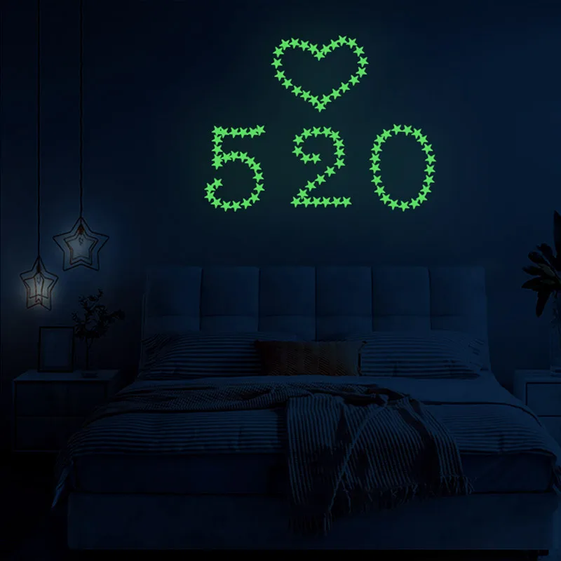 Luminous Stars Wall Stickers Home Decoration luminous wall stickers