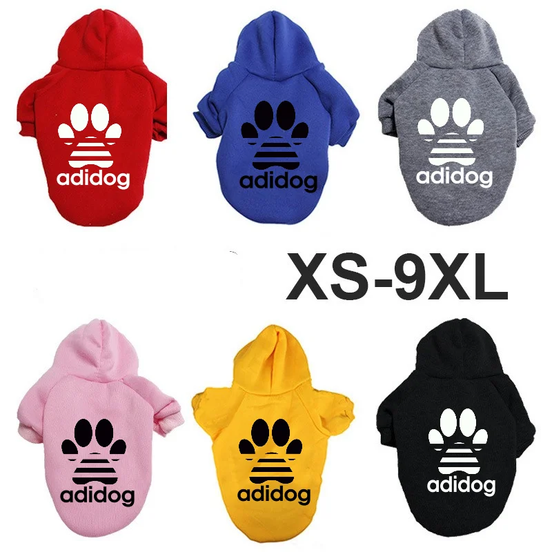 Dog Clothes Casual Autumn and Winter Hooded Sweater Large, Medium and Small Dogs Pet Clothing