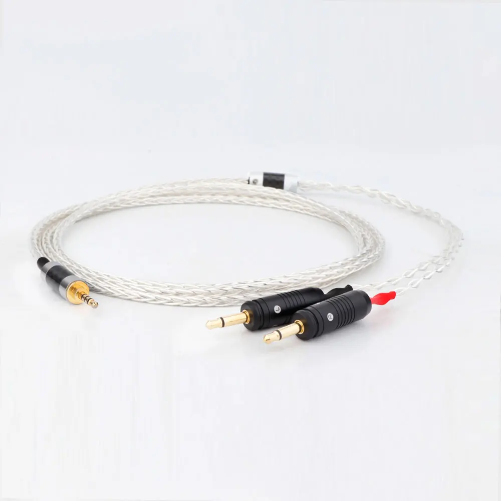 

Hi-Fi 8 ядер посеребренный 2,5 4,4 6,5 мм/4pin XLR прозрачный Celestee для фокусного наушника гарнитура французская Утопия обновленный кабель для наушников