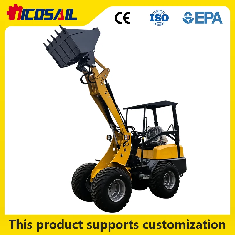 Euro 5 & EPA-zugelassener ZL918 Teleskoplader 800kg für Landwirtschaft & Gartenbau