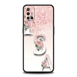 Pink Shiny Phone Case with Cover Letter Design - OnePlus Nord N100 (A1)