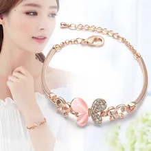 

Korean Version Of INS Wind Pink Butterfly Bracelet Ladies Simple Fashion Women Wristband Bracelet Precious Stylish Gift Birthday