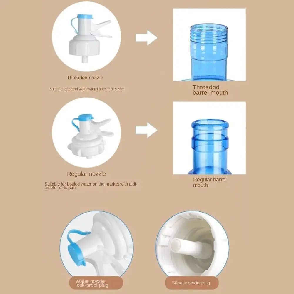 Water Dispenser Bucket Accessories Pump Spout Faucet Drinking Equipment