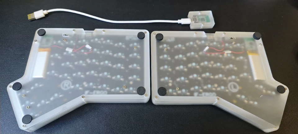 Ergodox 무선 분할 기계식 키보드 키트, 맞춤형 2.4G 핫스왑 Ergodox Ergodone 분할 키보드, E스포츠 게임 사무실 액세서리