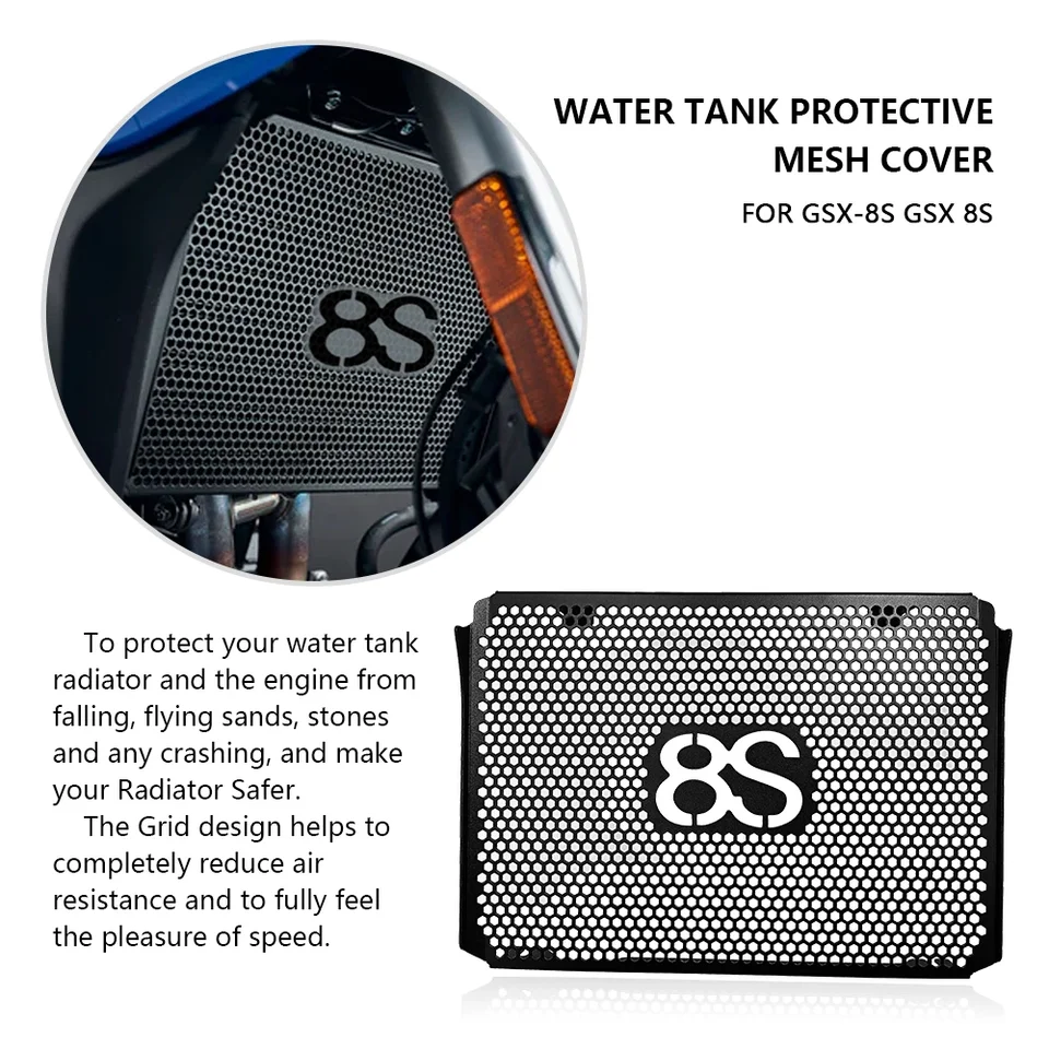 Motorcycle accessories radiator grille guard fuel tank guard