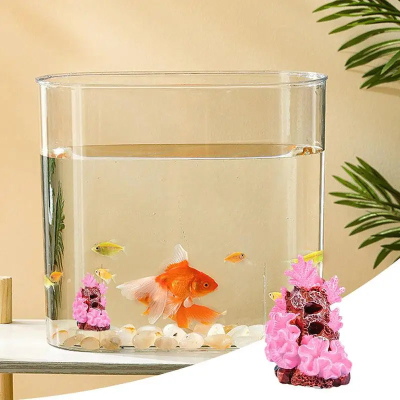 Aquarium Coral Decor Tiny Sea Coral Artificial Decor Aquarium For Fish Tank Offices Animal Terrarium And Family fish tank ornaments fish tank decorations aquarium ornaments