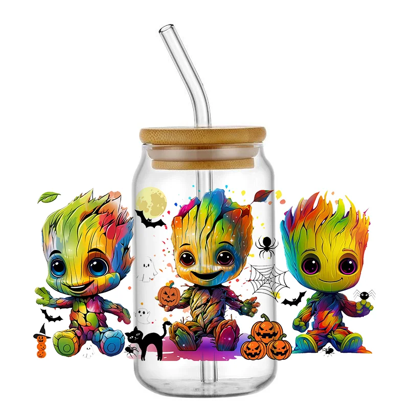 

Mixed Animal Cartoon Series UV DTF Transfer Sticker for The 16oz Libbey Glasses Wraps Bottles Cup Sticker DIY Waterproof