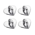 4PCS Silvery