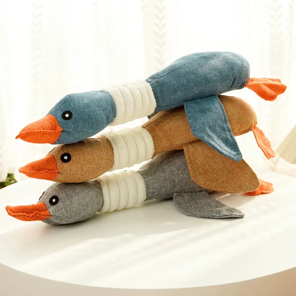 Pet Toys Geese Sound Bite Resistant Teeth Grinding Teeth Cleaning Dog Cat Pet Supplies 4