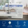 CS7205 Computerized Sewing Machine with Wide Table 150 Built-in Sewing Stitches 1 Font Wide Table 11 Sewing Feet 3