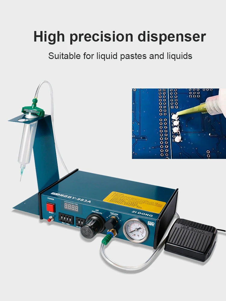 JB 983A Semi-automatic Glue Dispenser Professional Precise Digital Paste Liquid