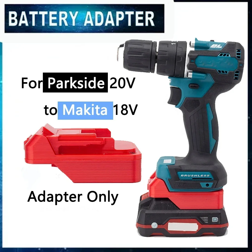 Adattatore Convertitore Batteria Per Makita 18V Bl Tools Compatibile Con Lidl Parkside X20V Lithium (Non Includere Strumenti E Batteria)