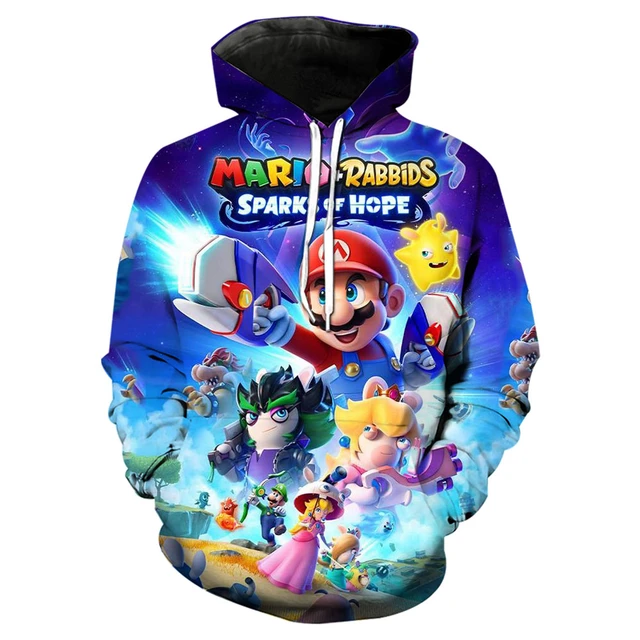 Hoodies de jogos impressos em 3D para meninos e meninas, moletom