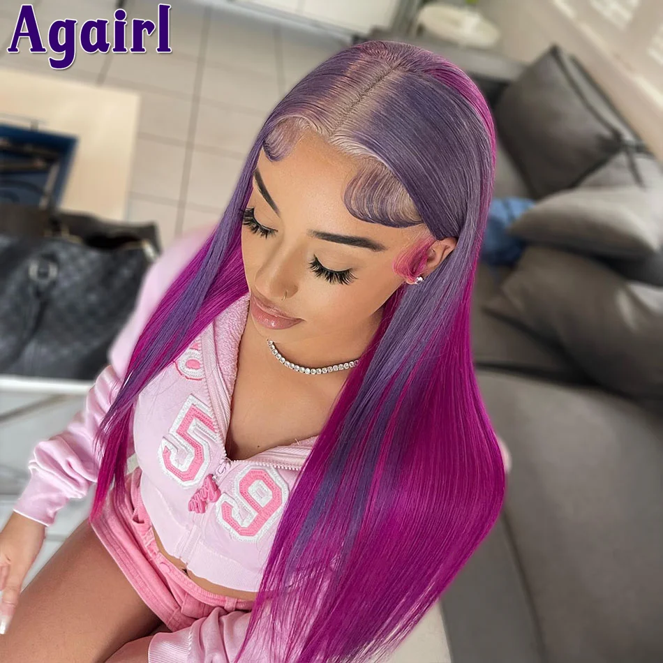 Рисунок 5 - 32 дюйма Омбре серый фиолетовый