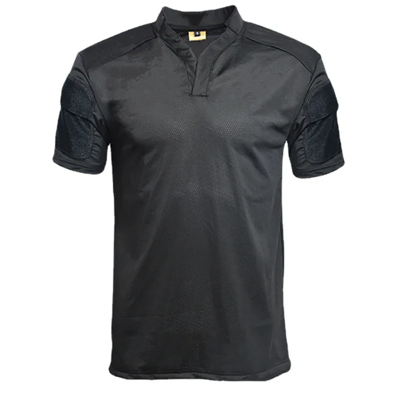 

Outdoor Tactical Men's T-shirt Quick Drying High Elastic Military Training Football Team Short Sleeve