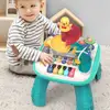 Baby Musical Instruments Toy Educational Baby Activity Table with Piano Ball Slide Musical Instruments for 1-3 Year Old Boys 4