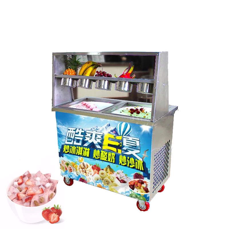 

High Quality Fast Cooling Thai Style Deep Fried Yoghurt Machine, Which Can Make Various Flavors