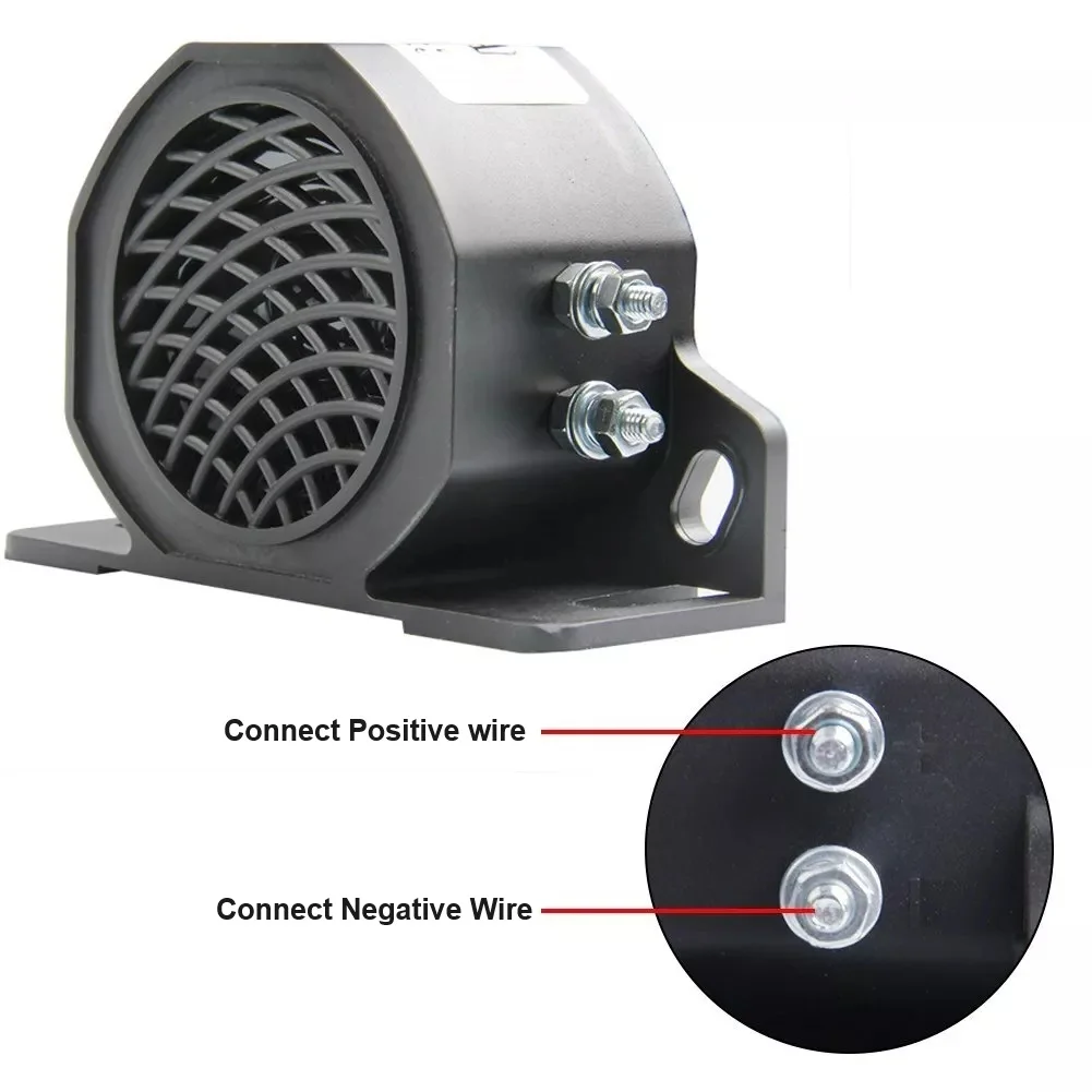 Car Siren Horn Car Air Horn Warning Buzzer Speaker Air Raid Siren Horn Warning Buzzer 12V 24V 110dB Backup Siren Beeper Buzzer Sound Warning Alarm Car Truck Vehicle Horn for Vehicle Reversing Reminders
