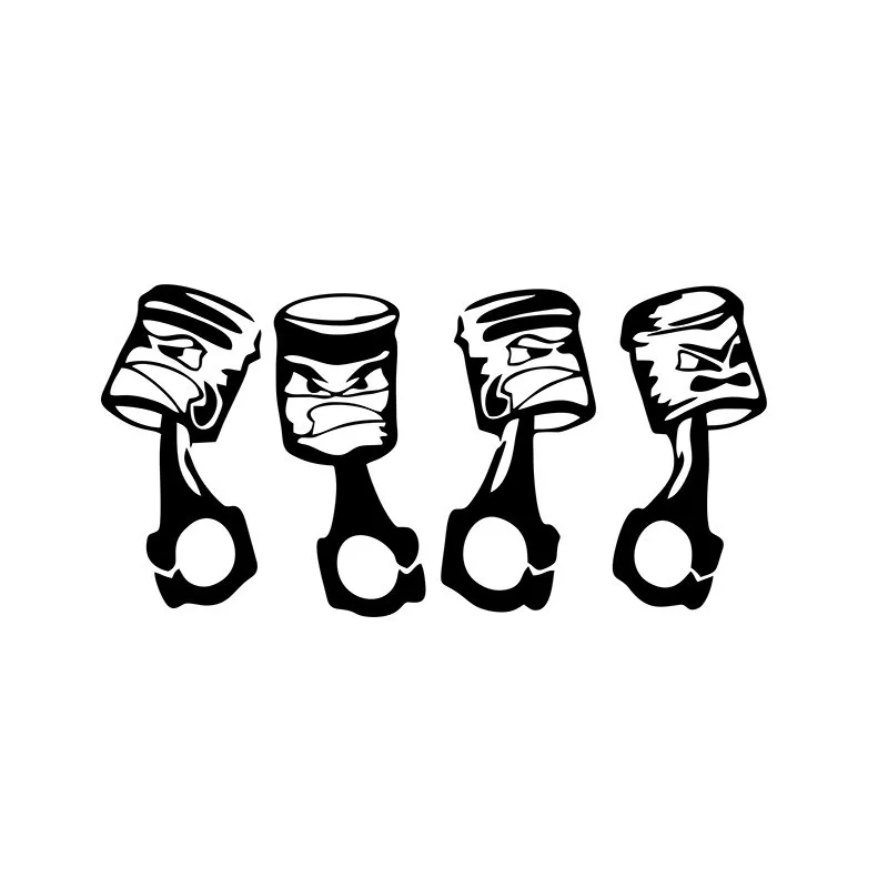 

Автомобильная наклейка 20 см X 10 см Индивидуальные маленькие поршни с гнездами Автомобильная наклейка автомобиль KK виниловая Водонепроницаемая фотостилизация