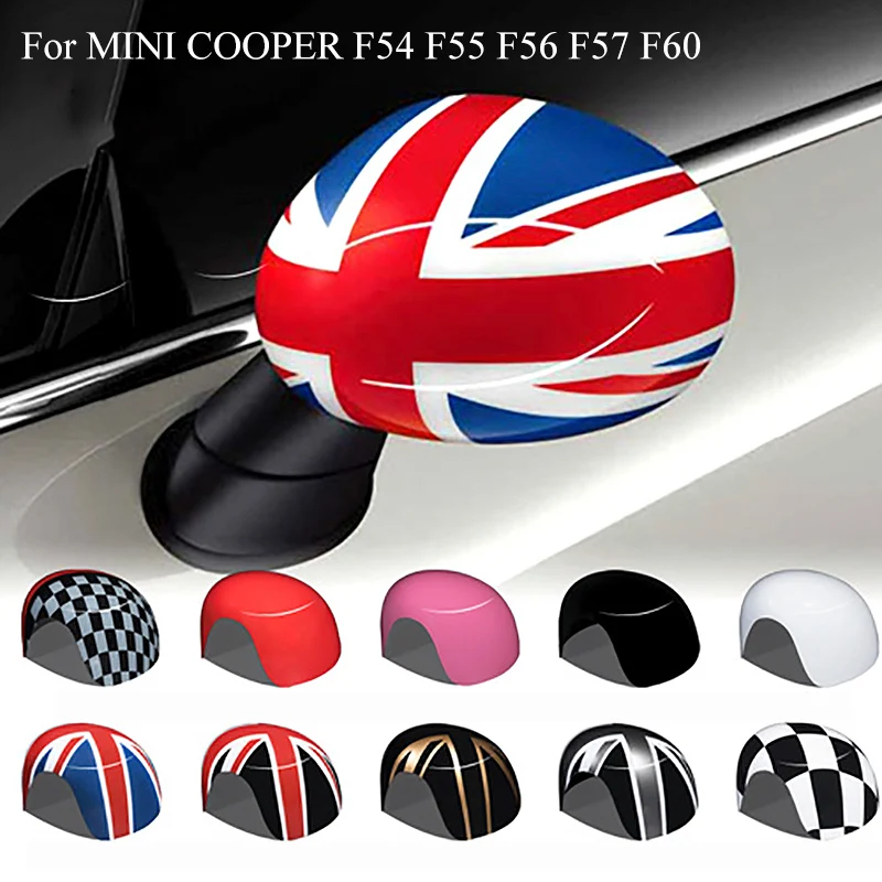 

Union Jack Door Rearview Wing Mirror Cover Case Car Accessories For Coope r S Club man Country man One J C W F54 F55 F56 F57 F60